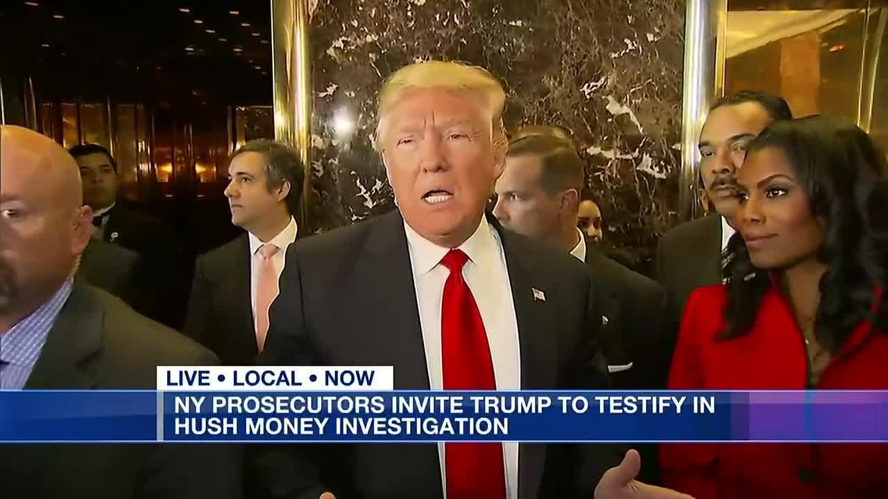 Trump asked to testify in Hush Money Investigation