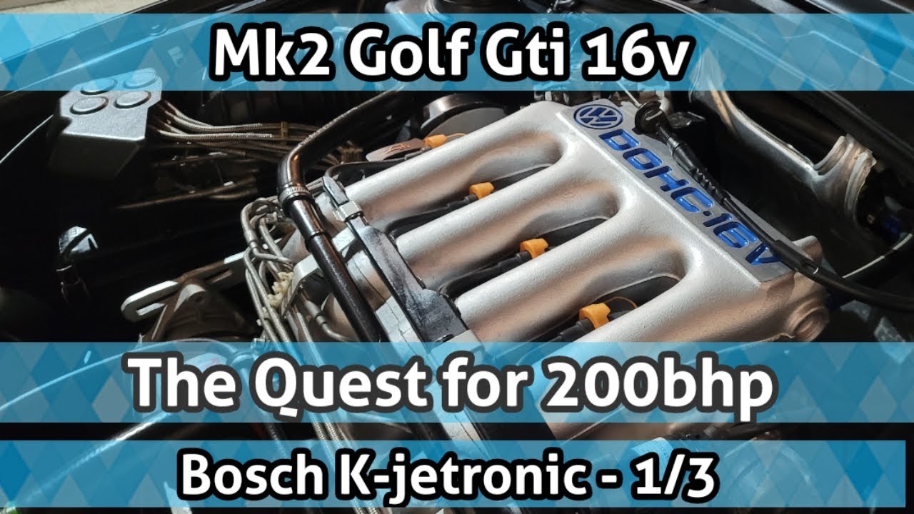 Mk2 Golf Gti 16v - The Quest for 200bhp 1/3