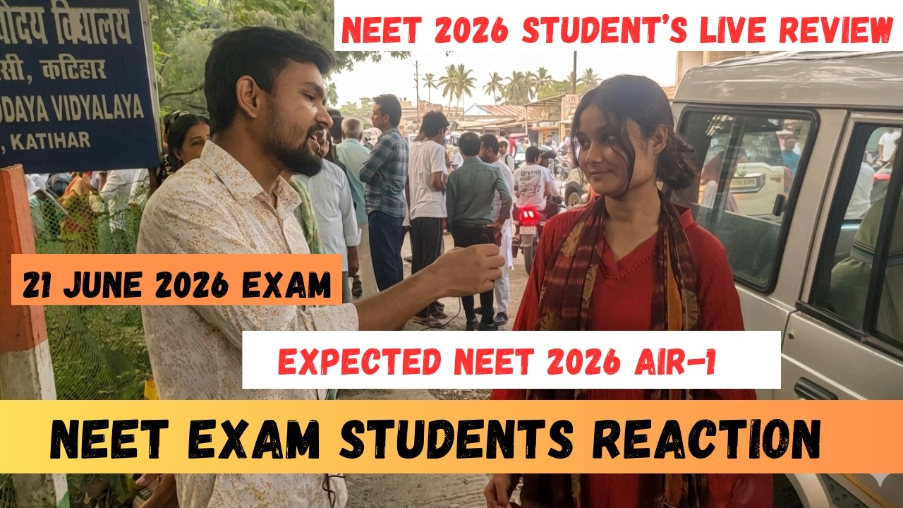 Neet 2026 review | Neet 2026 students reaction from examination centre #neet2026  #review #reaction