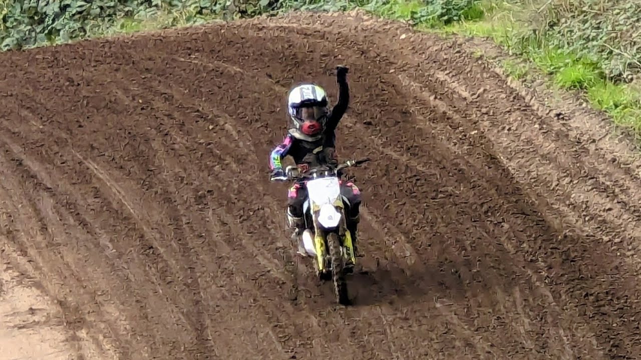 kids track at mildenhall. good day practice for the Hayden's #mxlife #motocross #mx