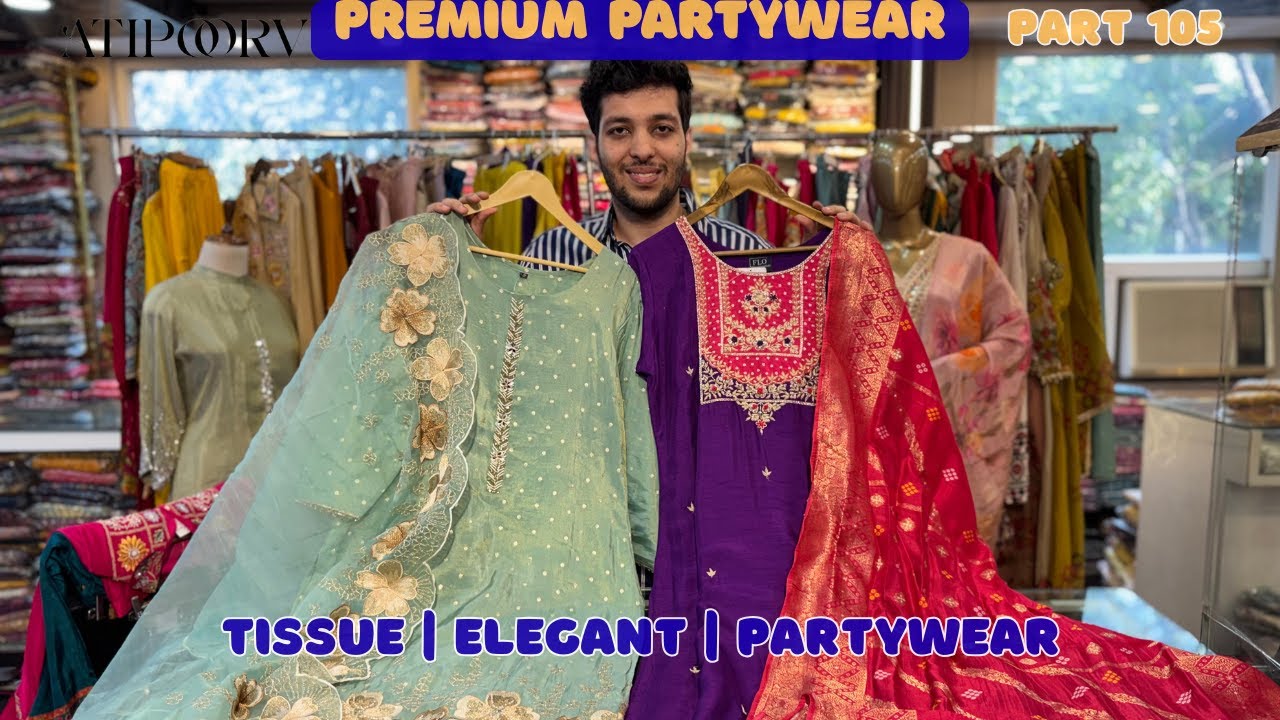 🎇Part 106 | Final Diwali Drop! Premium Co-ords, Crepe & Tissue Partywear Suits | Atipoorv Collection