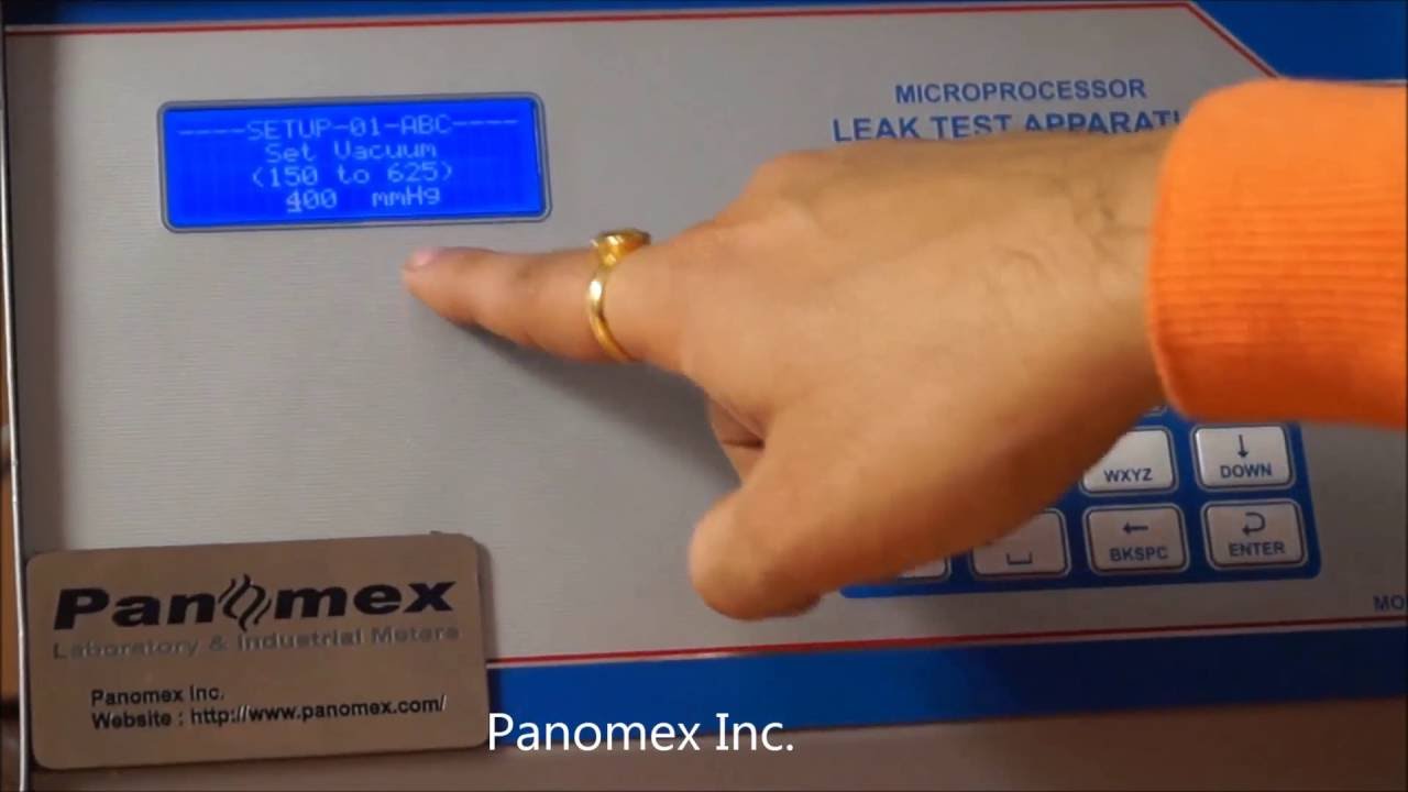 Leak Test Apparatus Procedure Demonstration Video