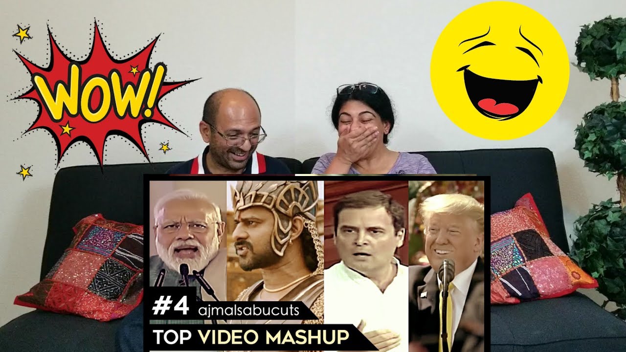 Top 4 Mashup Videos | Bahubali | Naredndra Modi | Rahul Gandhi | Donald Trump | Hilarious Reaction !