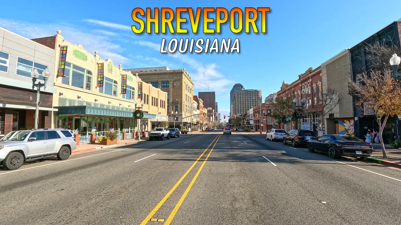 Shreveport Louisiana Driving Through