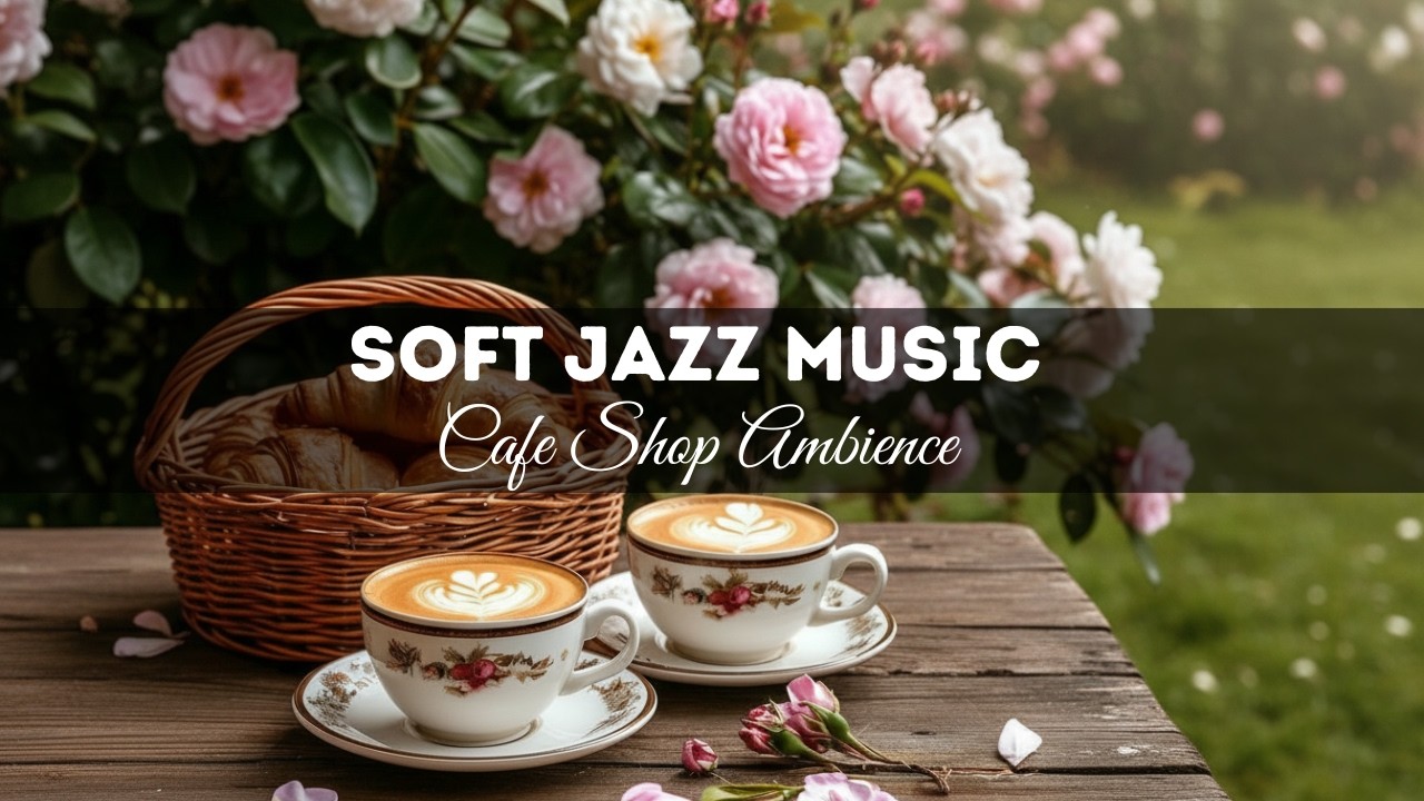 Peaceful Coffee Shop Atmosphere – Soft Jazz Background Music for Work
