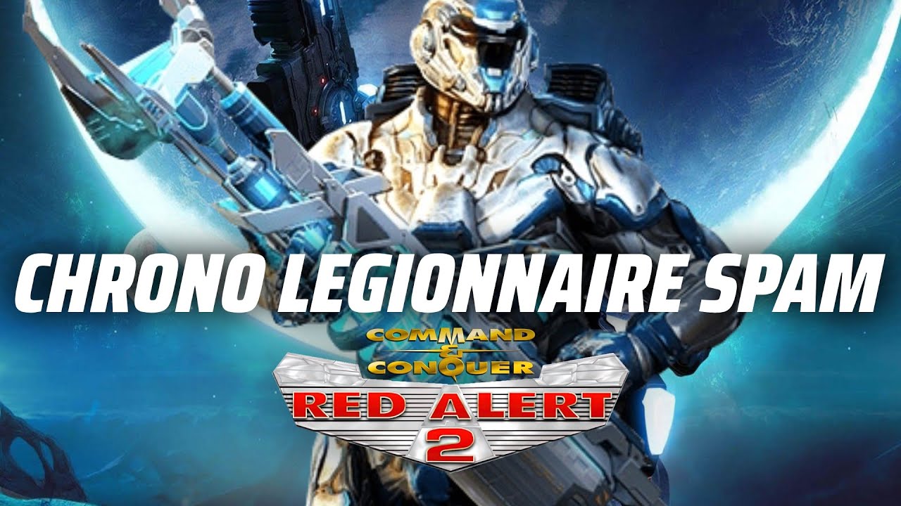Red Alert 2 | Chrono Legionnaire Spam! | (7 vs 1 + Superweapons)