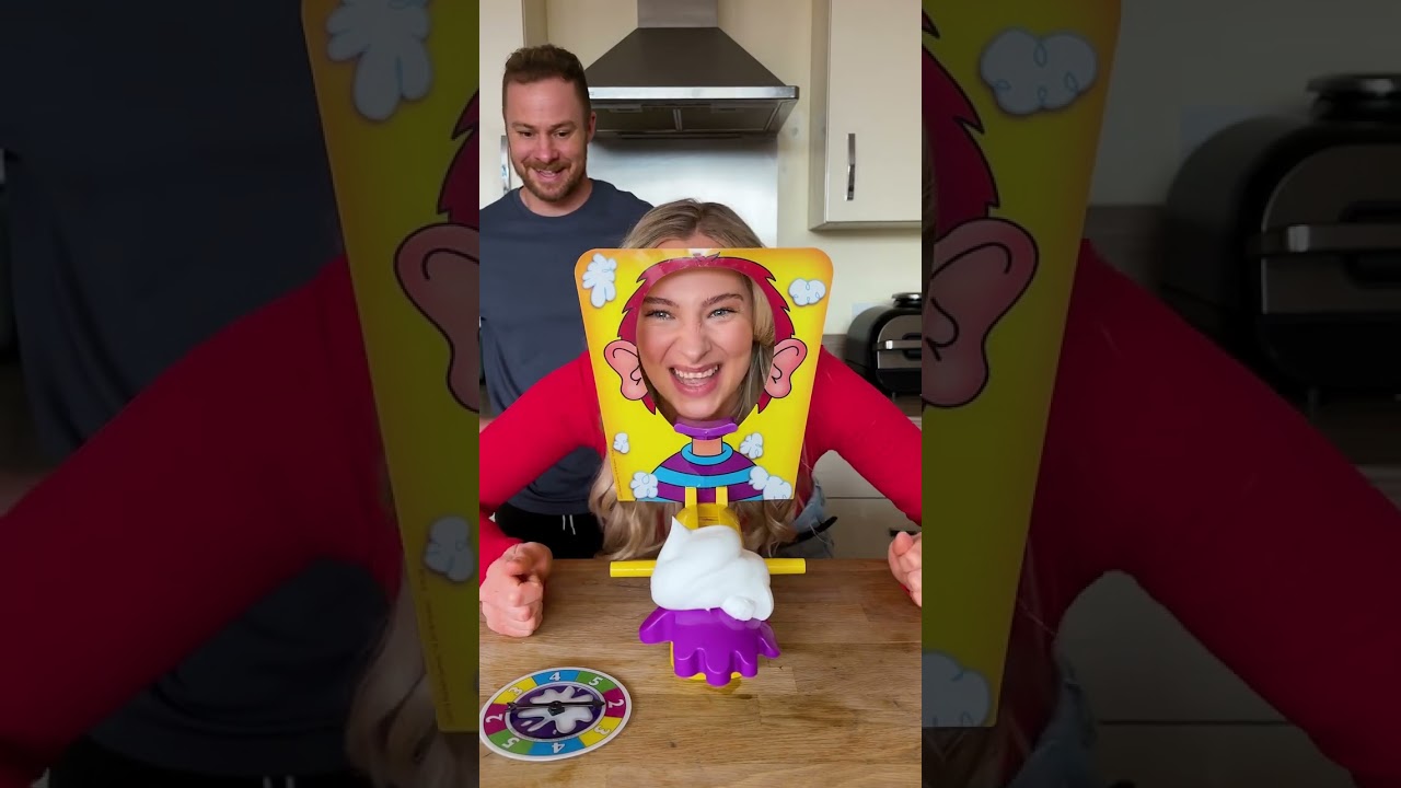 Pie Face&hellip; but with WHAT?! 😱 #PieFace #FunnyChallenge #BoardGames