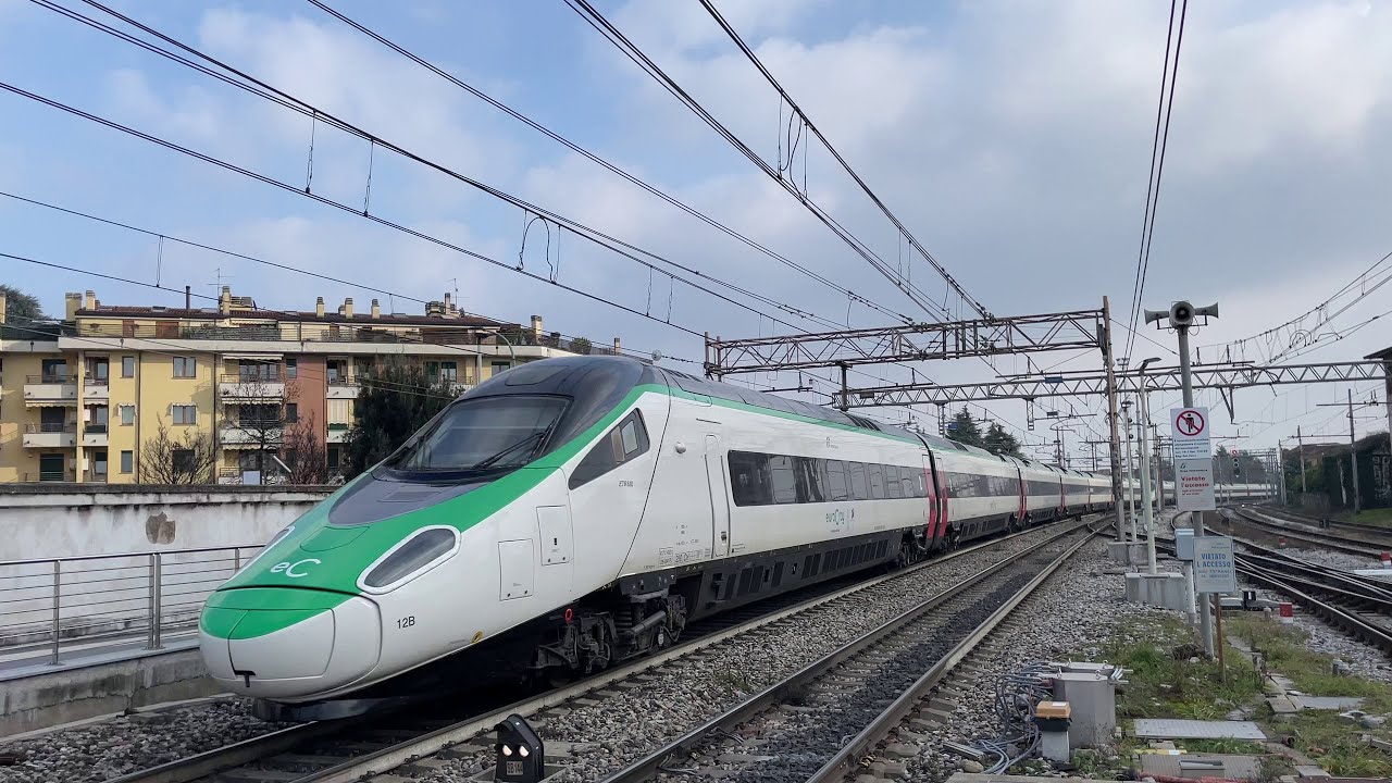 EC Zurigo - Milano Centrale con doppia di ETR 610 (08-12)