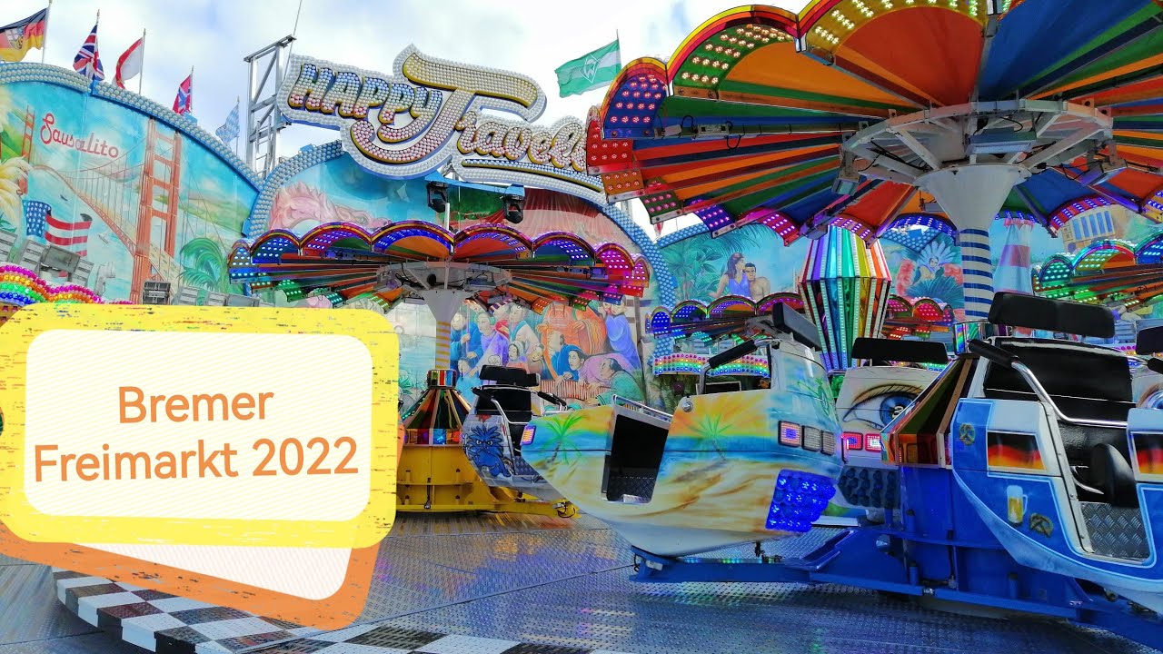 Bremer Freimarkt 2022 🎡 | Viele Fahrgesch&auml;fte, viel Essen und eine Menge Menschen