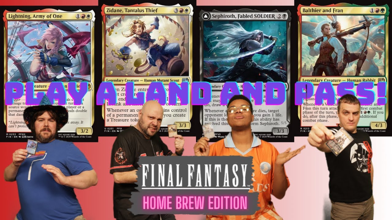 LIGHTNING VS ZIDANE VS SEPHIROTH VS BALTHIER Who Wins in Magic The Gathering Final Fantasy Showdown?