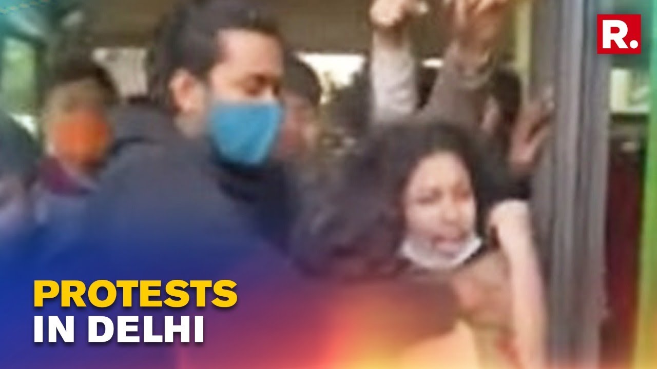 Hijab Row Controversy: Protests Erupt At Karnataka Bhawan In Delhi Amid HC Hearing