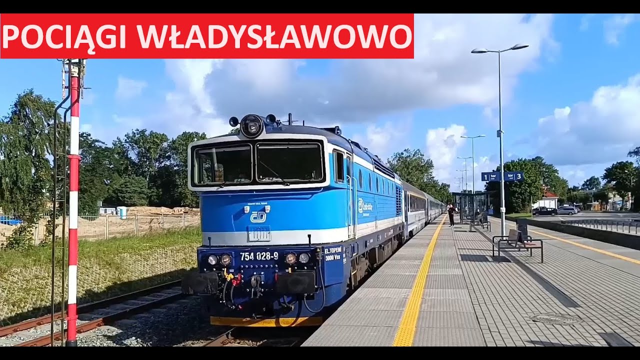 Pociągi Władysławowo Sierpień 2024r.