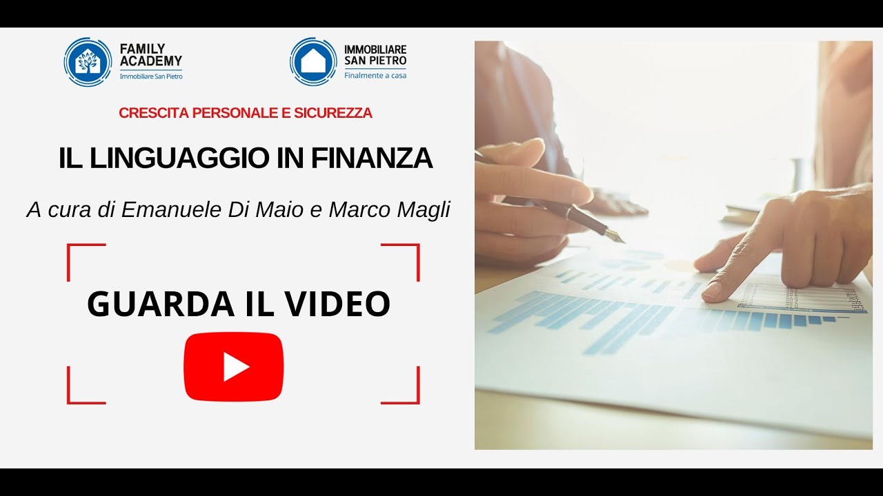 IL LINGUAGGIO IN FINANZA