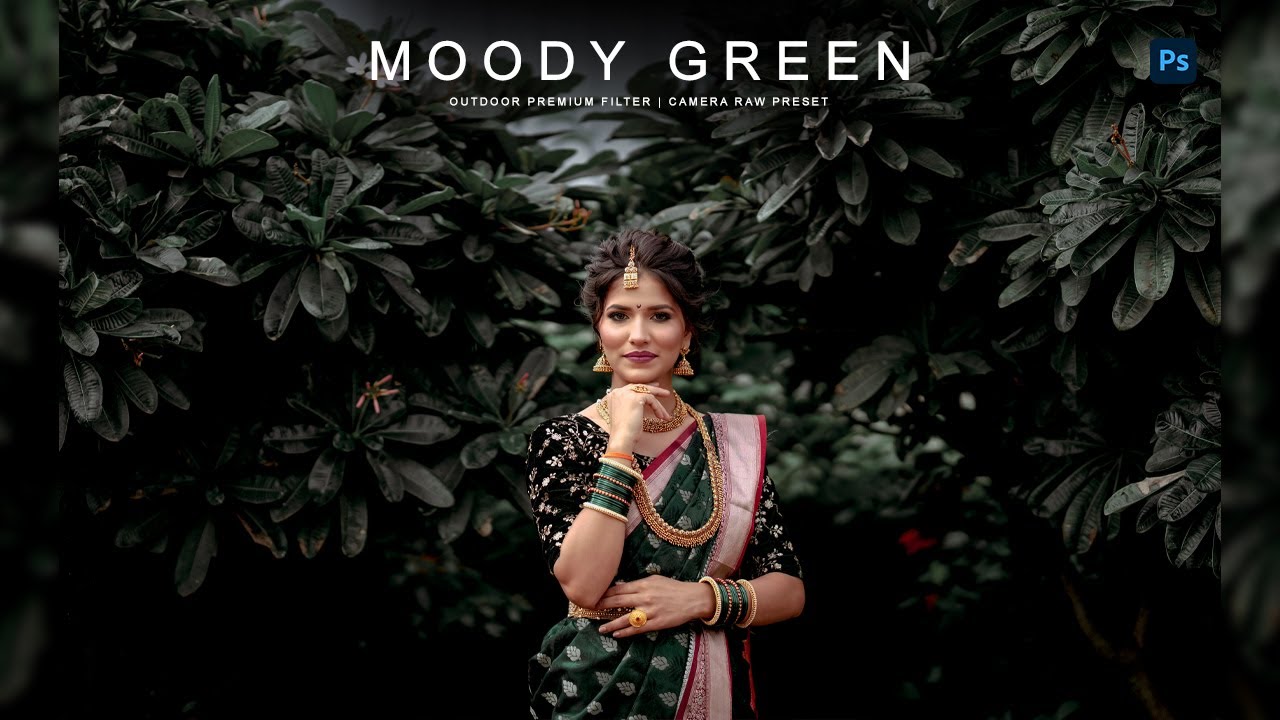 Moody Green - Photoshop Presets | Moody Green Wedding Presets | Moody Filter | Dark Filter