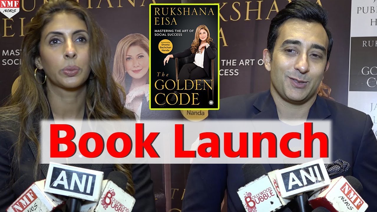 Shweta Bachchan & Rahul Khanna At Launch Of Rukshana Eisa’s 1st Book ‘The Golden Code’
