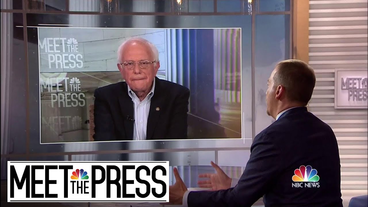 Full Sanders: Pelosi Being 'A Little Bit' Too Tough On AOC | Meet The Press | NBC News