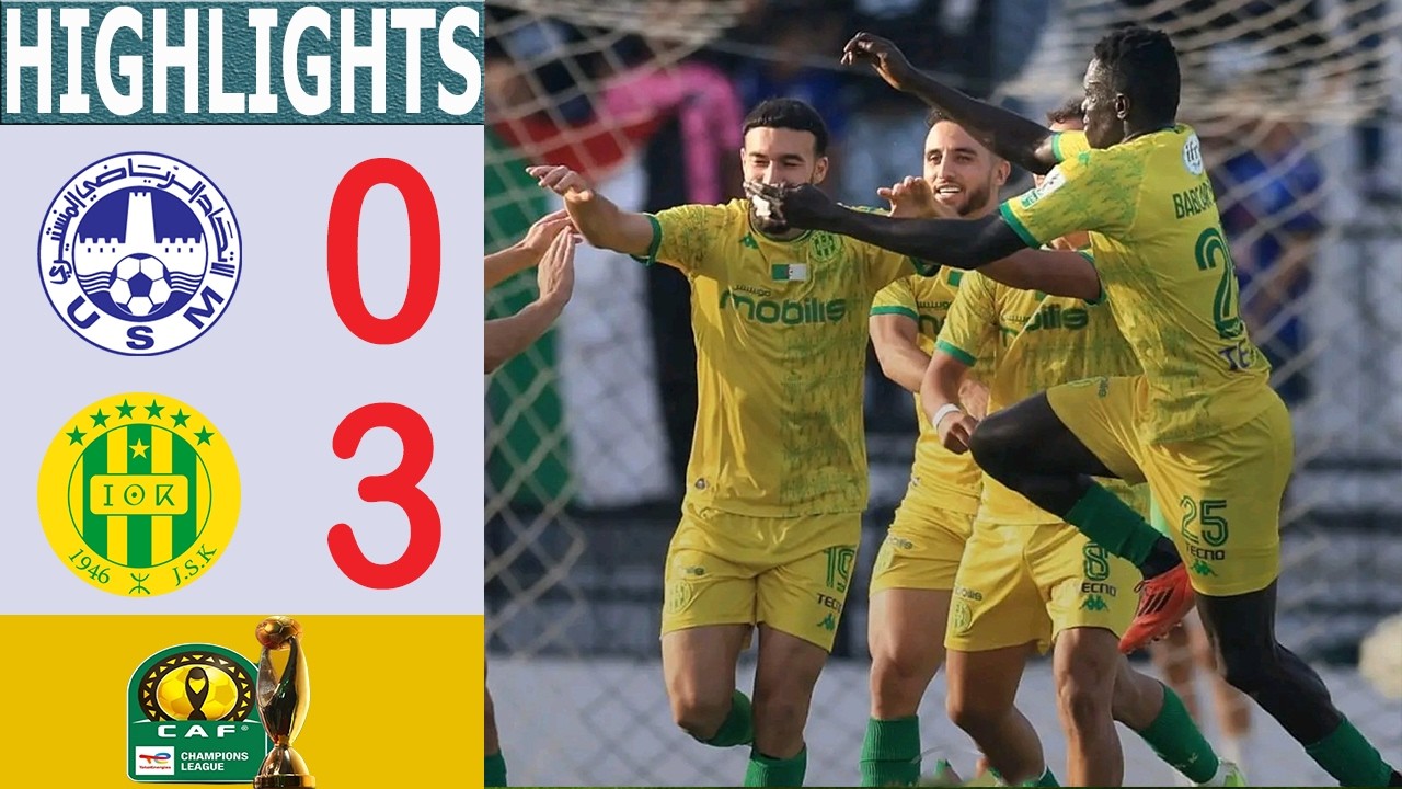 US Monastir vs JS Kabylie Highlights 🔥 CAF Champions League 2025/2026 Qualifiers Round 2 1st Leg