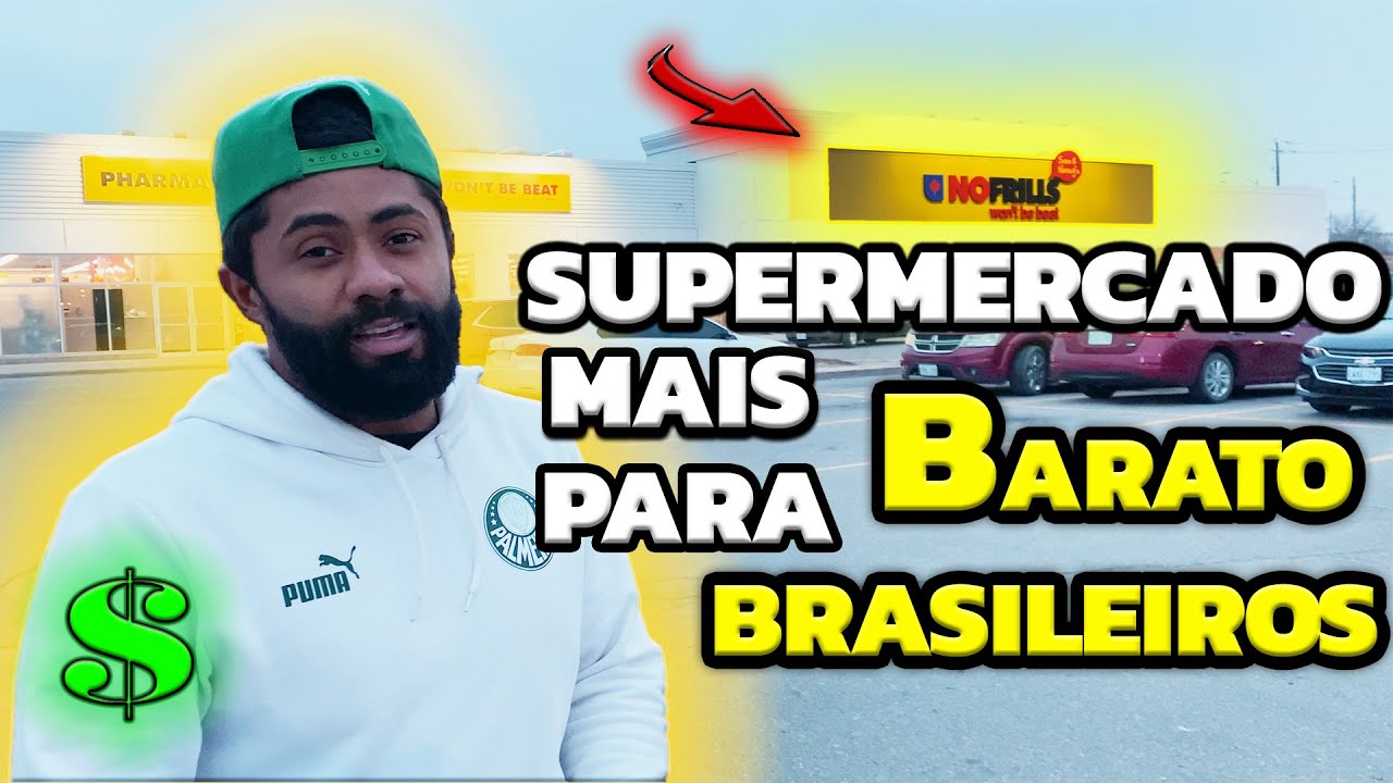 O QUE COMPRAMOS COM 50$ DOLAR NO MERCADO MAIS BARATO DO CANADÁ - TORONTO?
