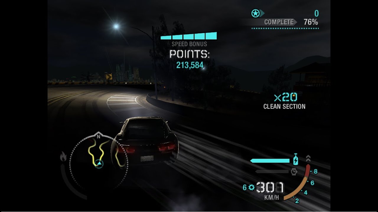 NFS Carbon DRIFT | Gold Valley Run | Camaro (keyboard)