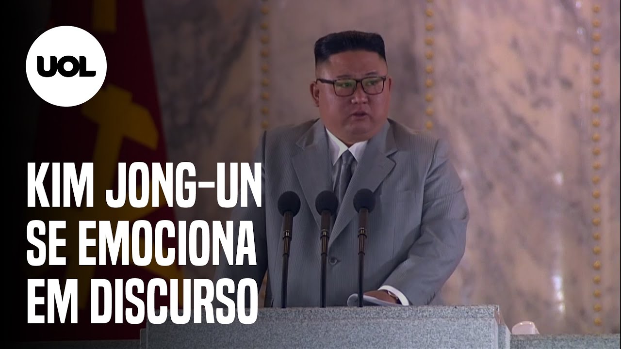 Kim Jong-un se emociona e pede desculpas em discurso: 