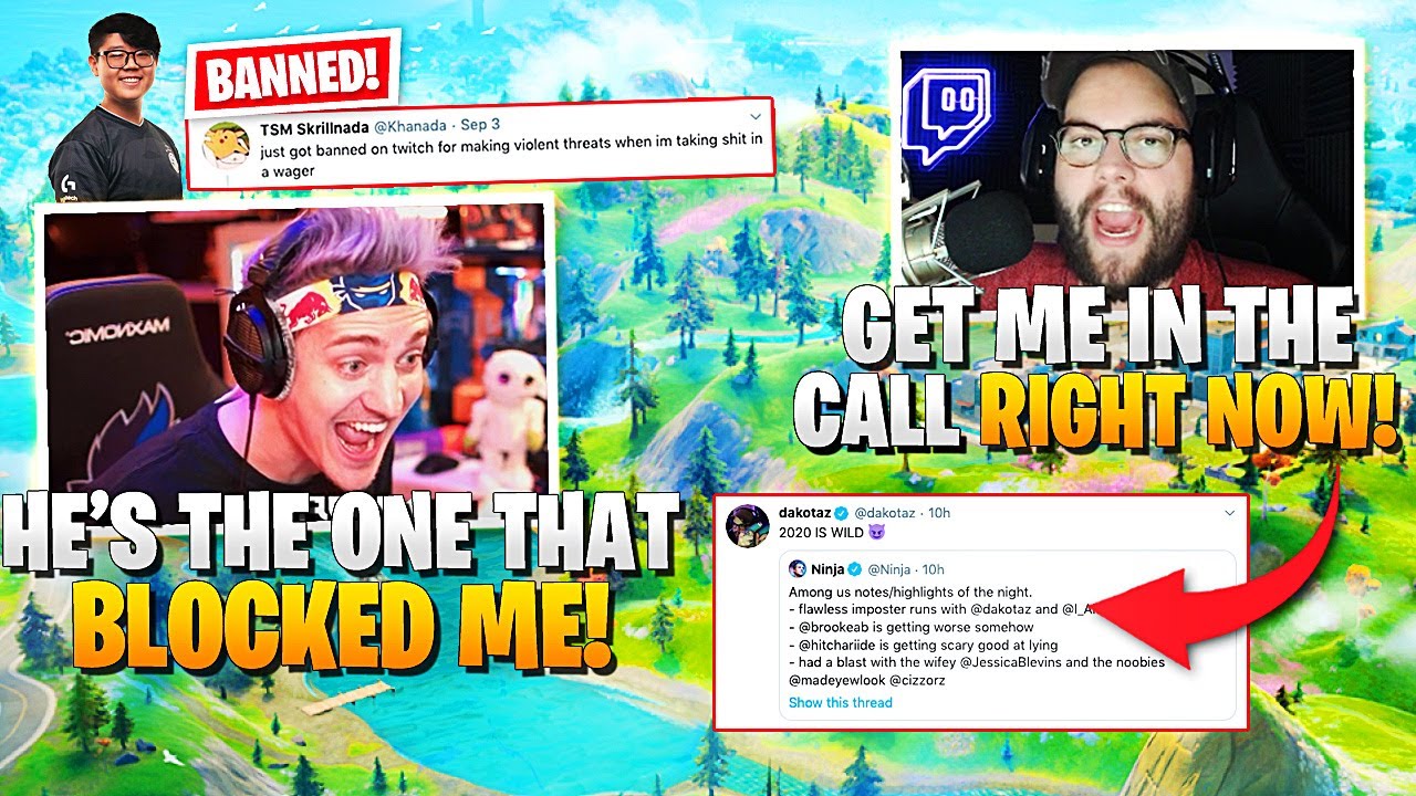 Ninja and Dakotaz CONFRONT Each Other Over Past BEEF | Khanada Gets BANNED on Twitch