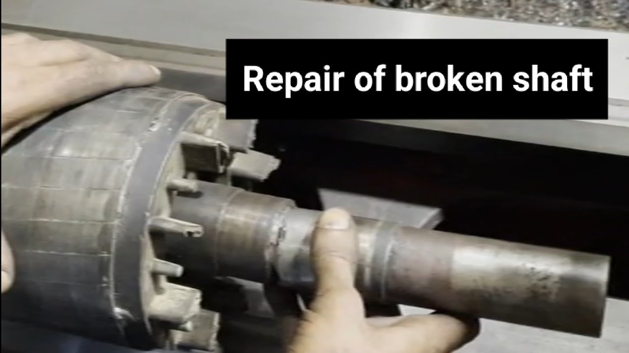 Repair of electric motor broken shaft !! how to rebuild brokan shaft !! welding techniques