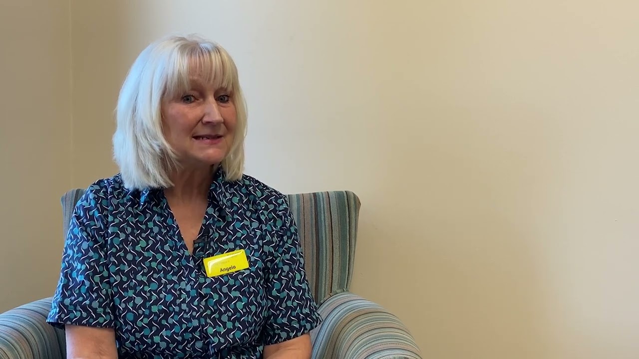 Angela Donelly - St Catherine's Hospice Receptionist - Hospice Care Week 2023