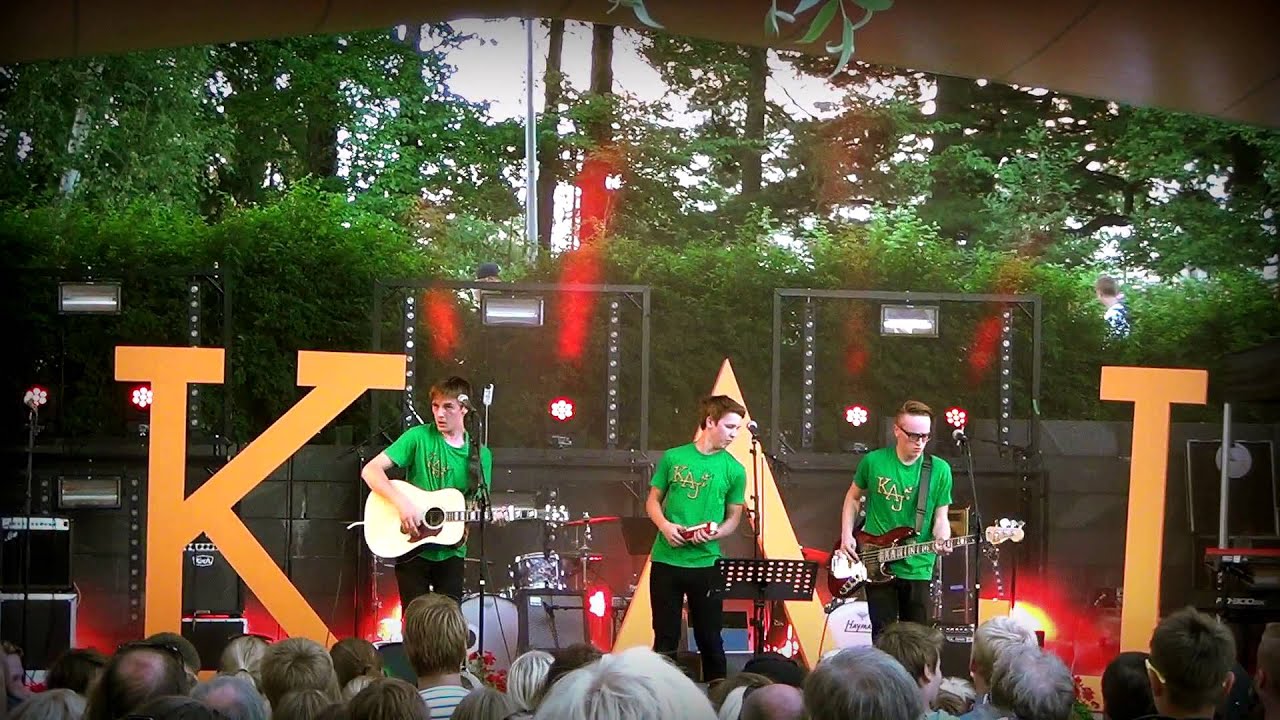 KAJ i skolparken på Jakobs Dagar 2014, hela konserten.