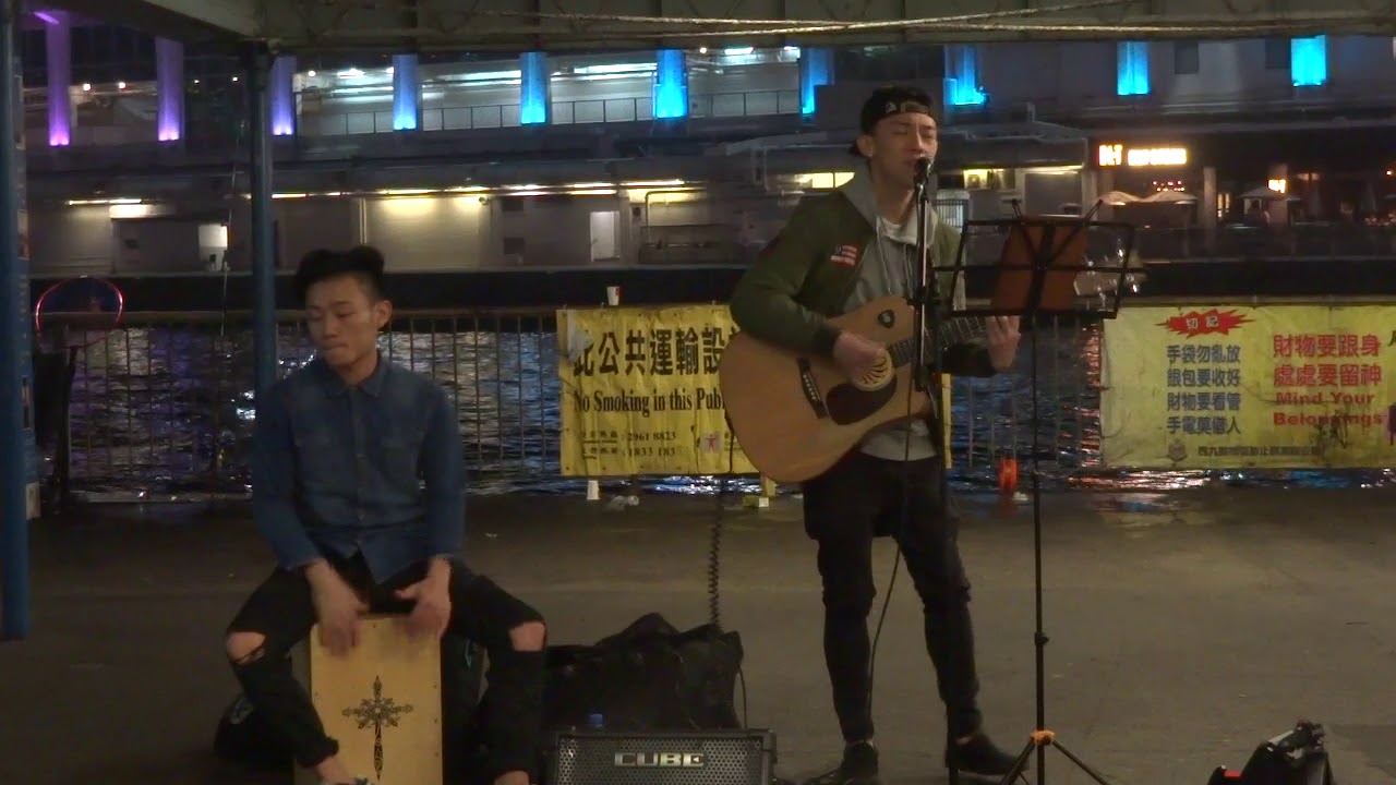 There's Nothing Holdin' Me Back (Shawn Mendes) | Cover by McMusic | @TST Pier busking 2018.01.21