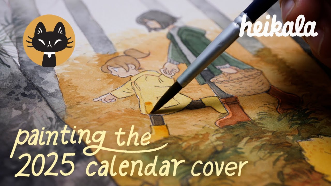 Painting the 2025 Calendar Cover