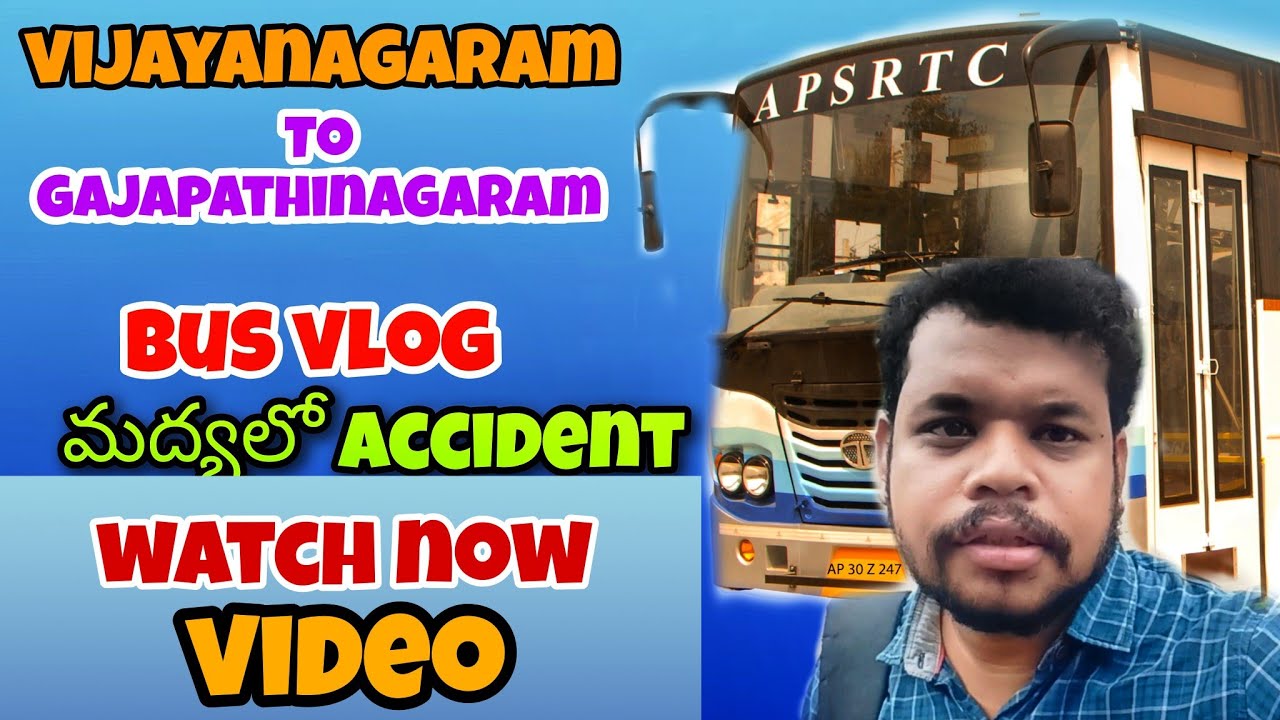 vijayanagaram to gajapathinagaram Apsrtc bus vlog telugu|vihan times telugu