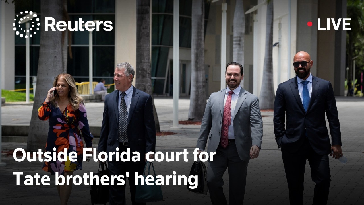 LIVE: Outside Florida court for Tate brothers' hearing