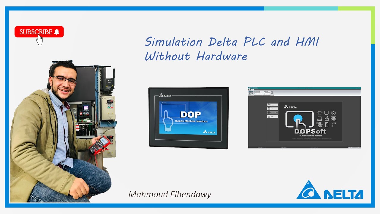 Simulation Delta PLC and HMI Without Hardware