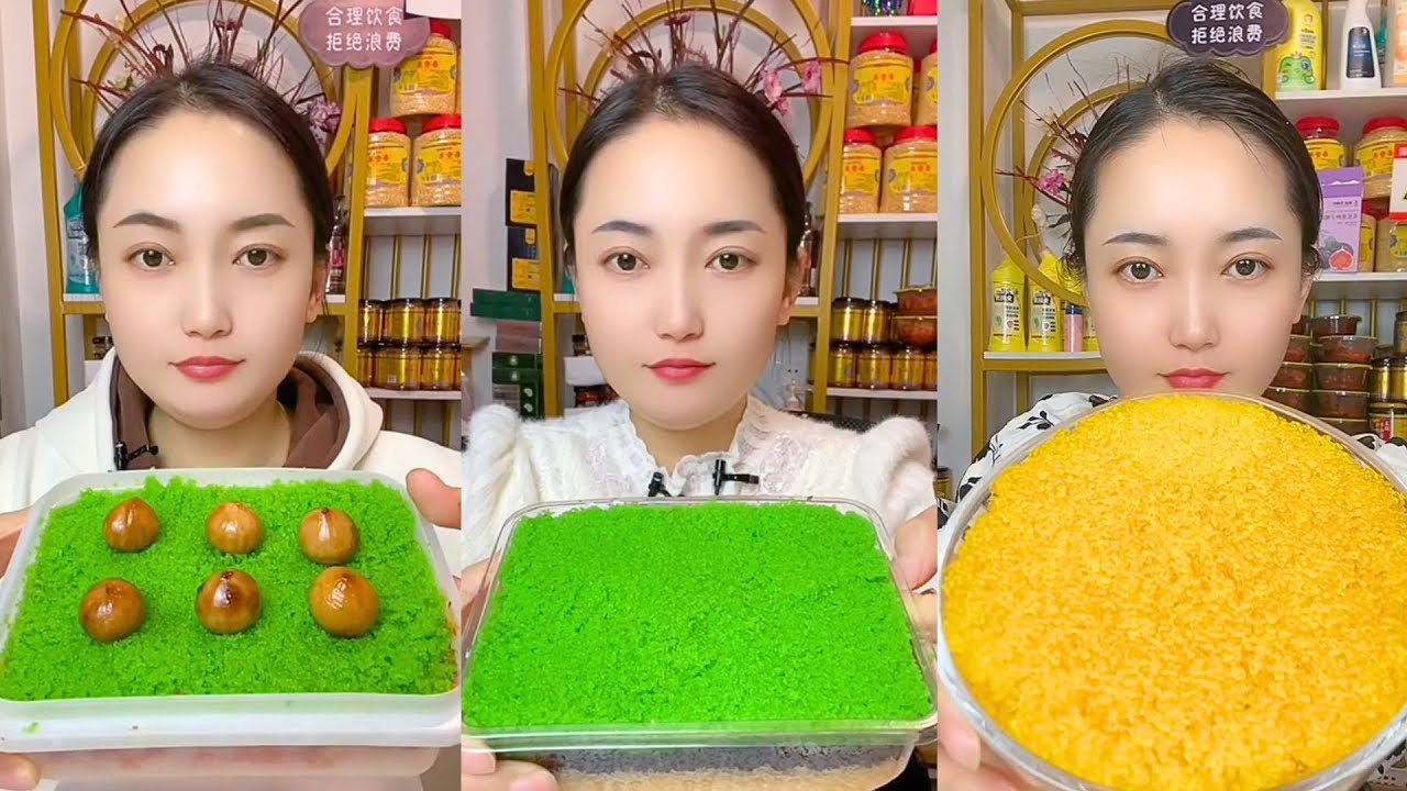 Rainbow Fish Roe ASMR Eating Sounds | Colorful Texture Mukbang #305