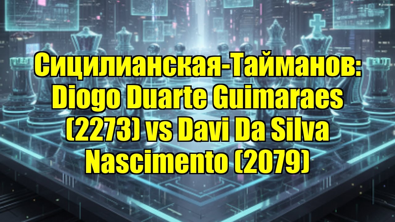 Сицилианская-Тайманов: Diogo Duarte Guimaraes (2273) vs Davi Da Silva Nascimento (2079)
