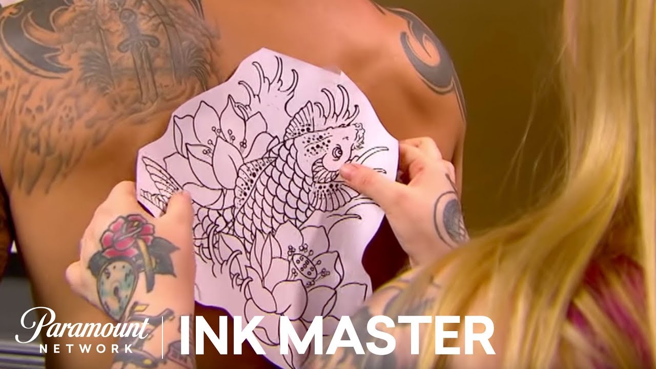 'Koi Fish' Elimination Tattoo Part I | Master vs. Apprentice (Season 6)