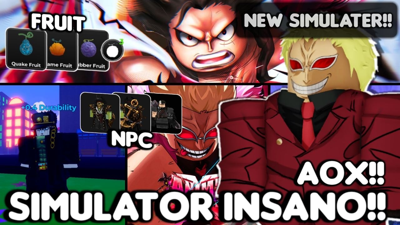 NOVO SIMULATOR CHEGANDO EM BREVE!! ANIME ORIGINS X! JOGO ESTA MUITO INSANO!