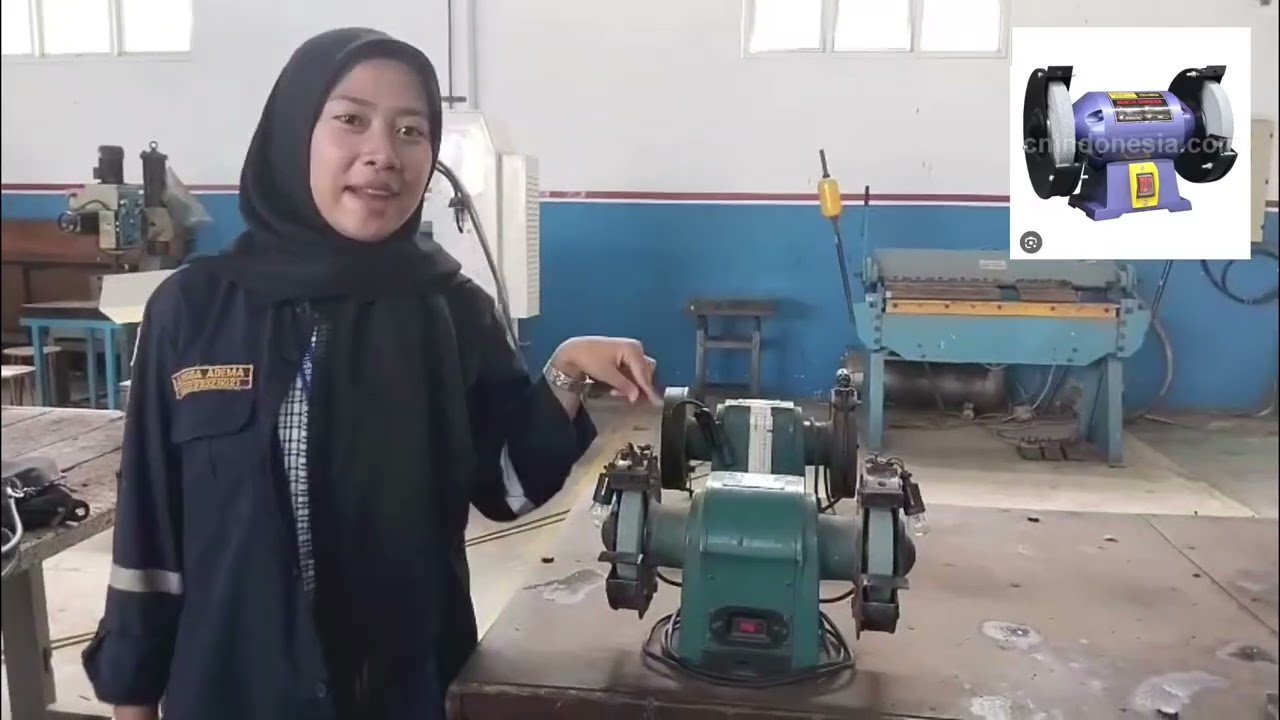 mengenal 5 mesin:bubut, frais, grinda, bor, Dan sekrap