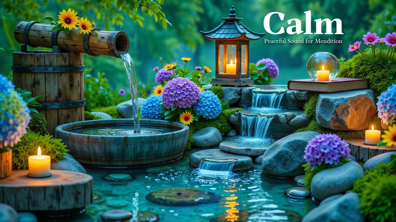 Музыка для глубокого сна 🍃 Звуки воды + целебная музыка, снимает стресс, подходит для спа-процедур