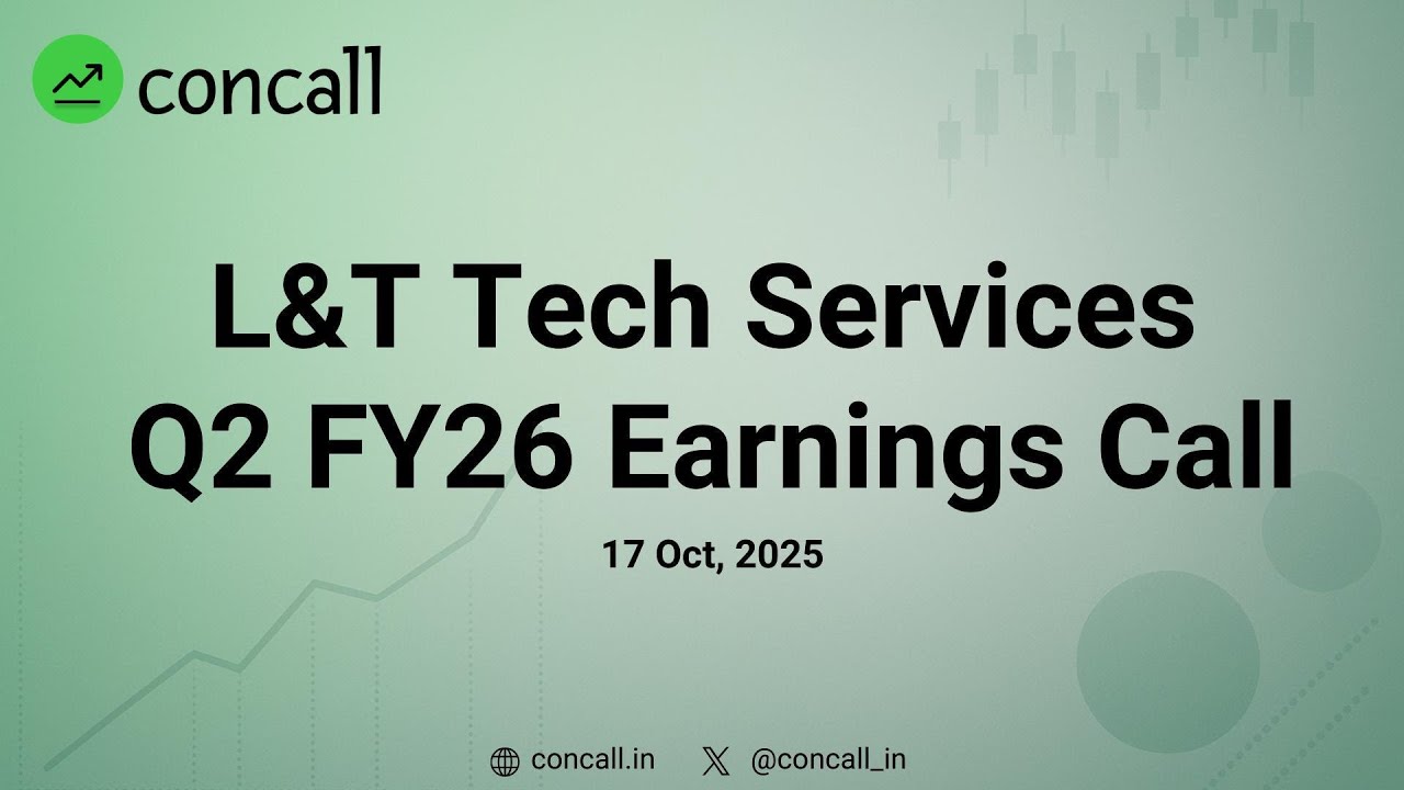 L&T Technology Services (LTTS) Q2 FY26 Earnings Conference Call | Concall.in