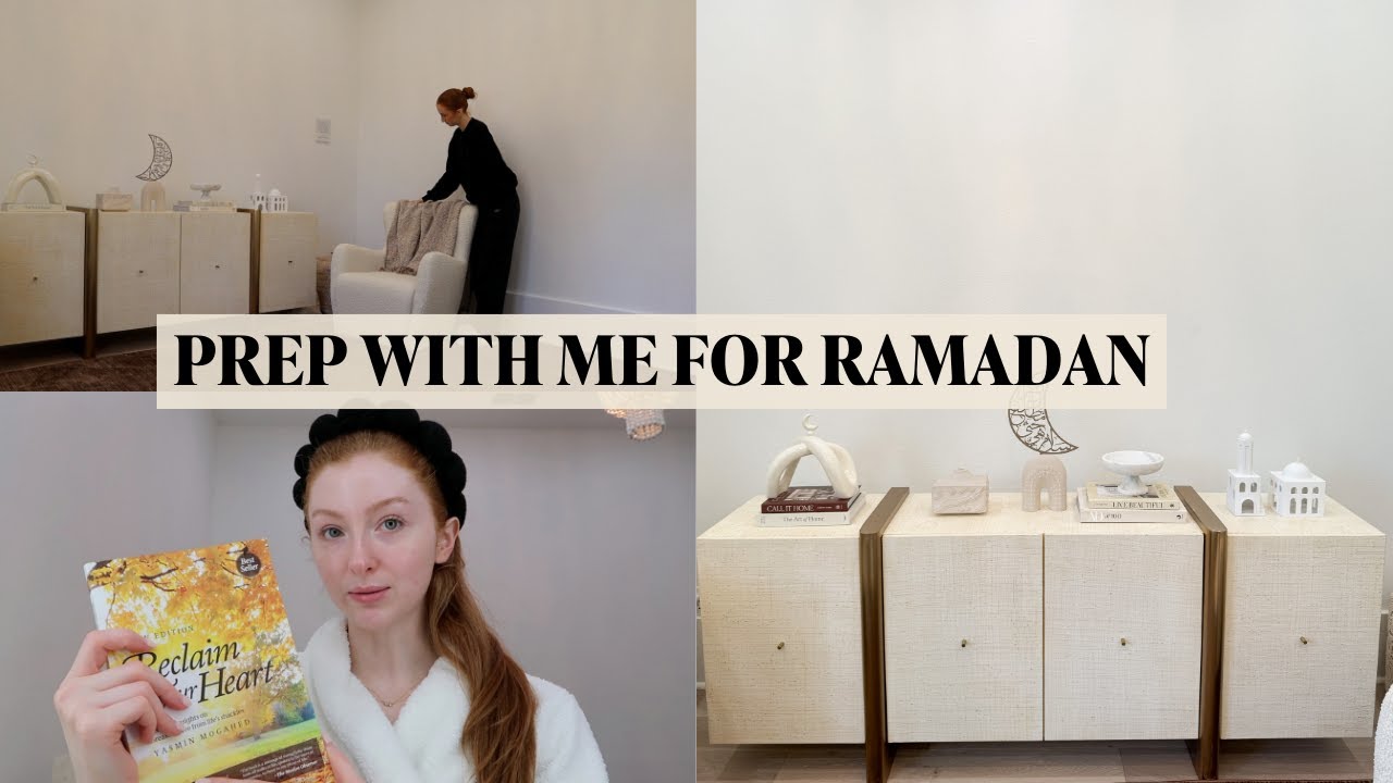 PREP WITH ME FOR RAMADAN! Cleaning and decorating, Grocery shopping, Ramadan goals