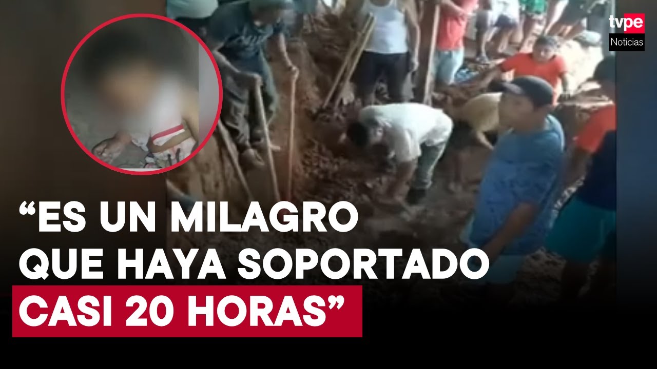 Rescatan a menor que cayó a pozo en Loreto: este es el estado de salud del pequeño Jesús Mateo