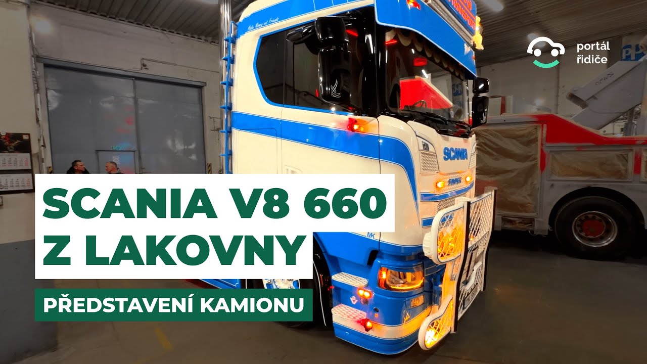 Tohle auto je SEN! 🚛✨ Scania V8 660 s BRUT&Aacute;LN&Iacute;M interi&eacute;rem!