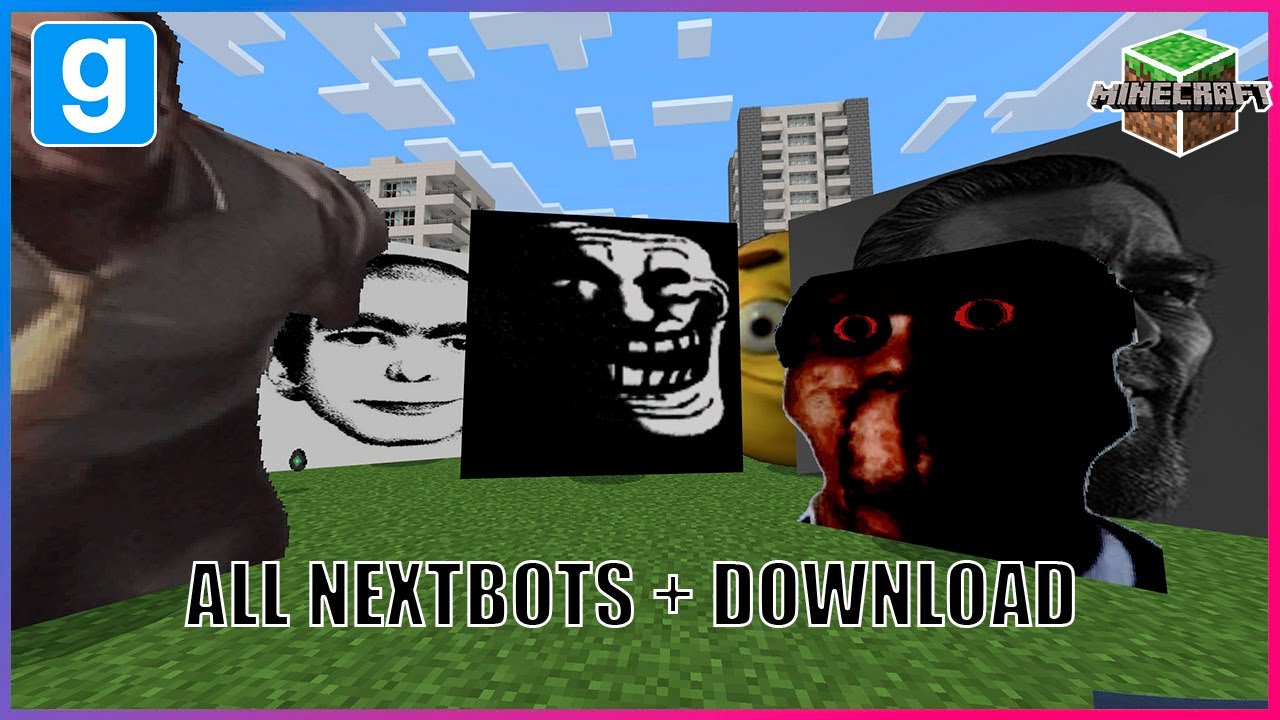 I Spawned 100+ Nextbots | Minecraft PE