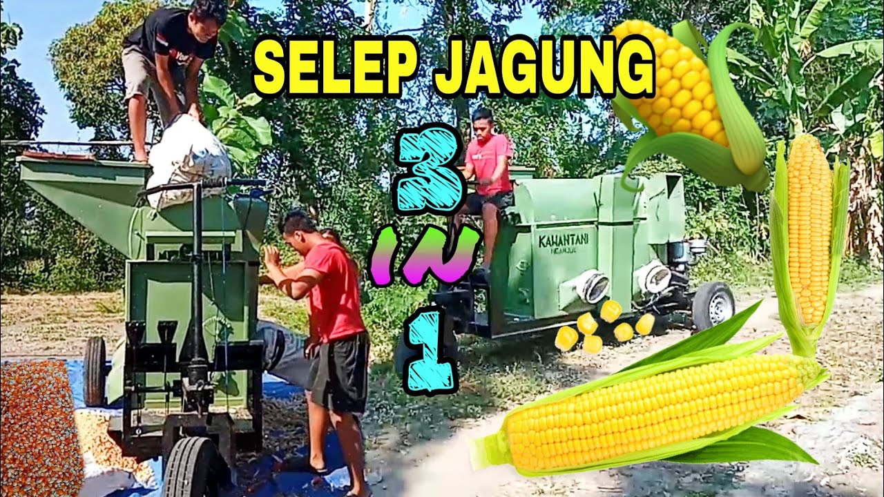 MESIN PENGGILING JAGUNG , PADI, KEDELAI 3 IN 1
