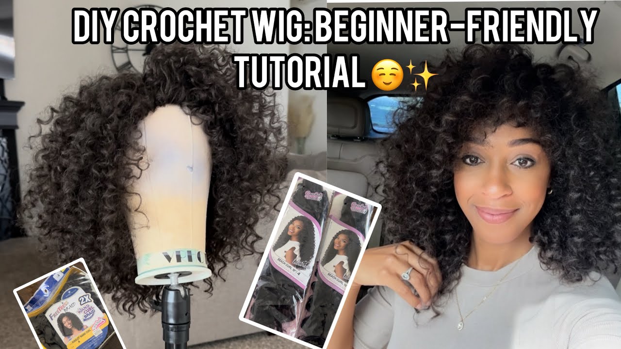 DIY Crochet Wig Tutorial - Beginner and Budget-Friendly!