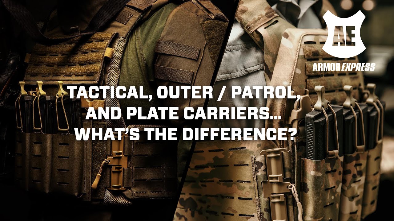 Tactical SWAT Carriers vs. Outer Body Armor Carriers vs. Plate Carriers