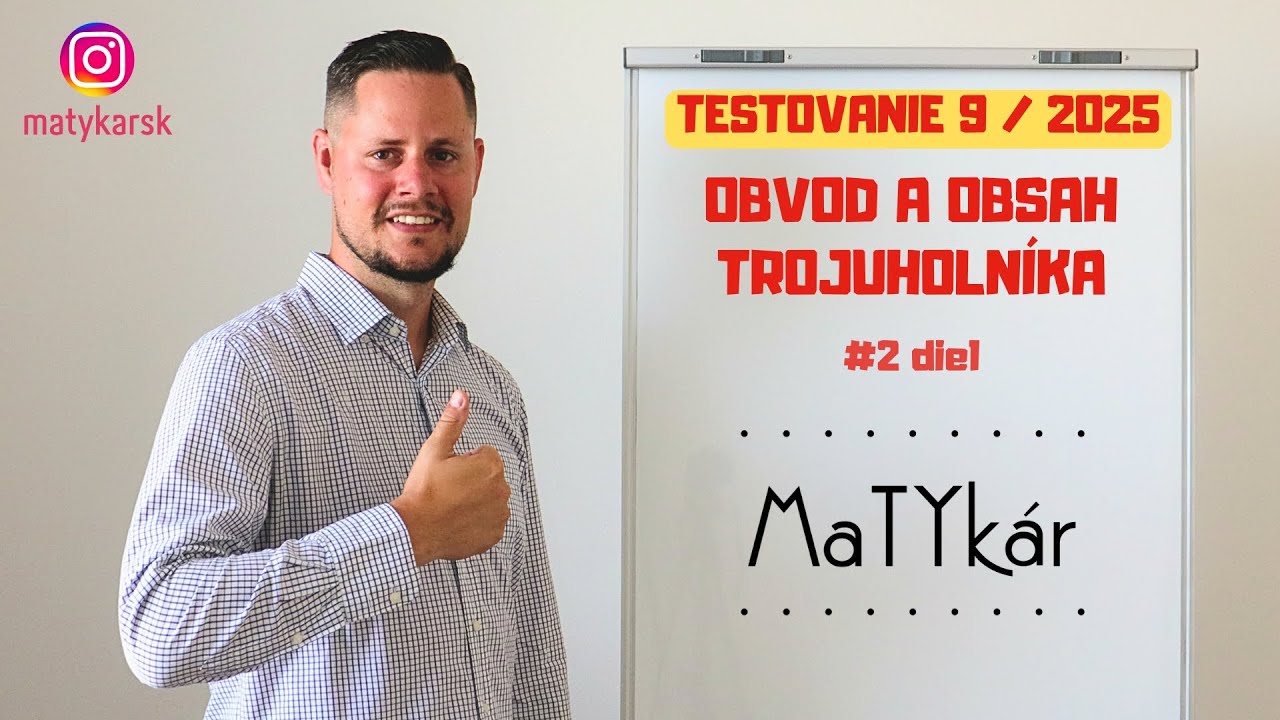 TESTOVANIE 9 | 2025 - #2 - Obvod a obsah trojuholníka