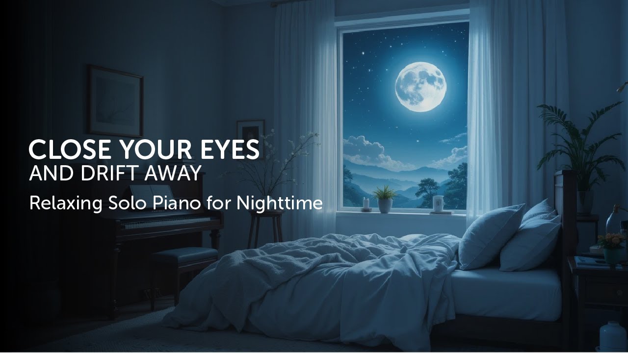 Fall Asleep to This – Relaxing Solo Piano for Nighttime I GoodLuck_Everyone