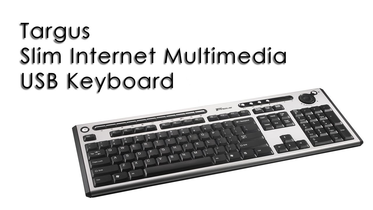 Targus Slim Internet Media USB Keyboard Recenzja\Review